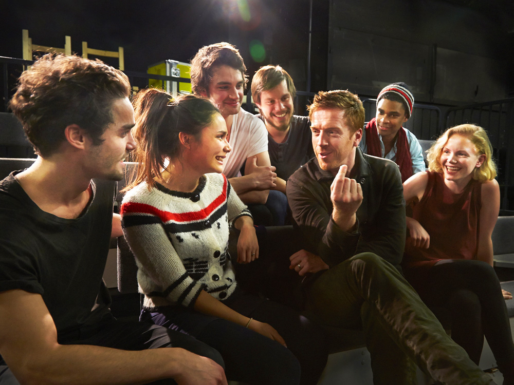 Damien Lewis & with Guildhall Students in masterclass